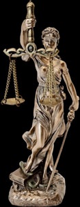 gave til jurist med symbolik